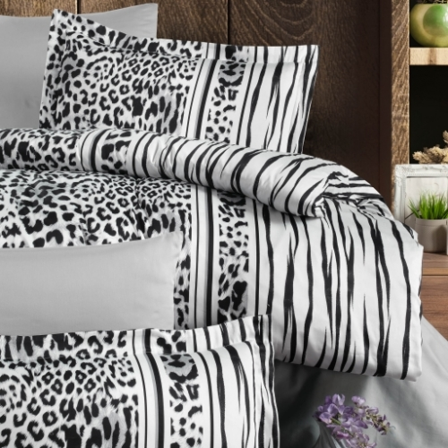 Постільна білизна First Choice (Leopard black, 200х220)